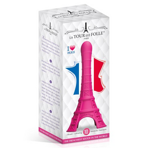 La Tour Est Folle a discreet vibrator shaped like a pink Eiffel Tower