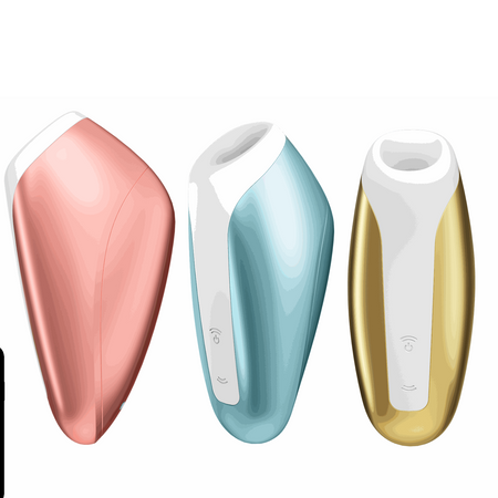 ​Love Breeze ויברטור יונק קומפקטי בצבעים מטאליים סקסיים של Satisfyer​
