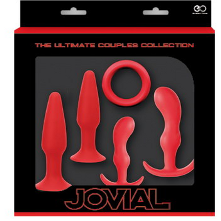 Jovial Ultimate Anal Box Kit ערכת 4 פלאגים וקוקרינג