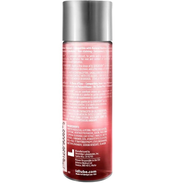 Sensation חומר סיכה מתחמם 65 מל ID