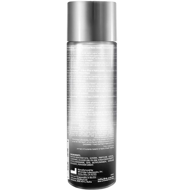 Xtreme חומר סיכה על בסיס מים למפגשים אינטנסיביים 130 מל ID