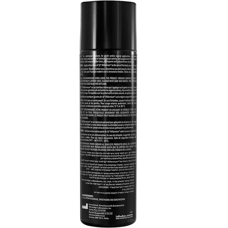 Millennium חומר סיכה על בסיס סיליקון 250 מל ID