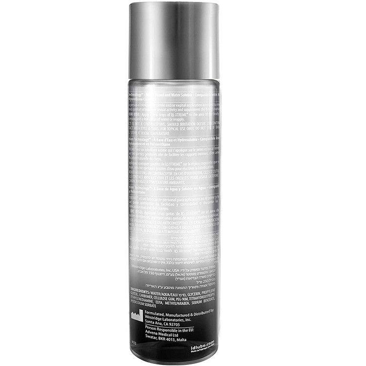 Xtreme חומר סיכה על בסיס מים למפגשים אינטנסיביים 250 מל ID