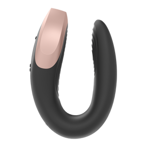 Satisfyer Double Love Black Couple Vibrator with Connect App