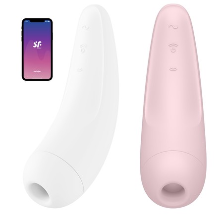 Curvy +2 Vibrating and suction  clitoris stimulator with Satisfyer app