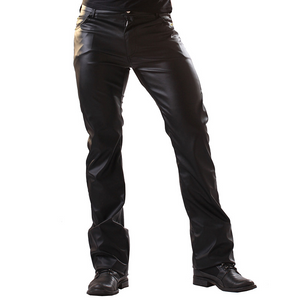 Men Goth Fetish Leather Trousers