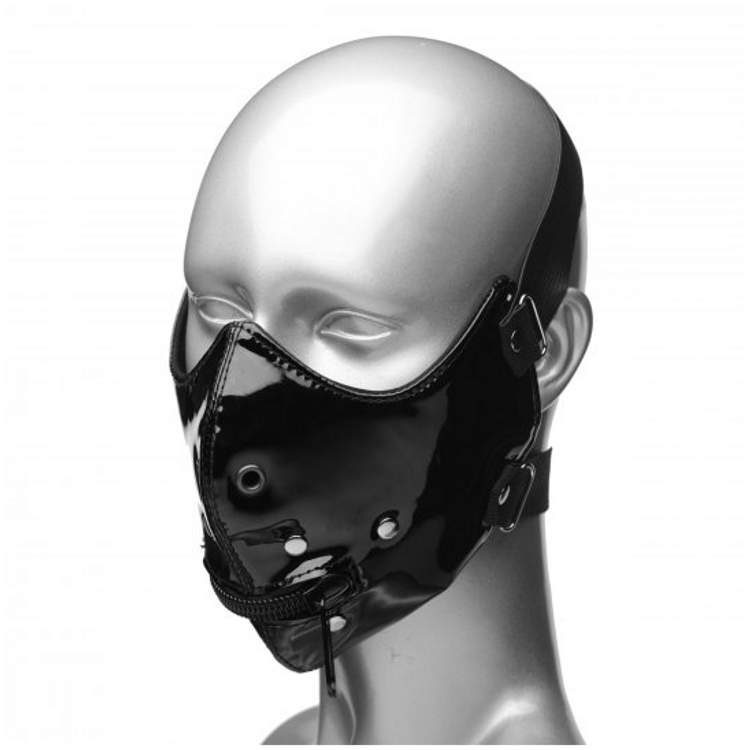 Lektor Zipper Mouth Muzzle מחסום לפה ואף עם רוכסן