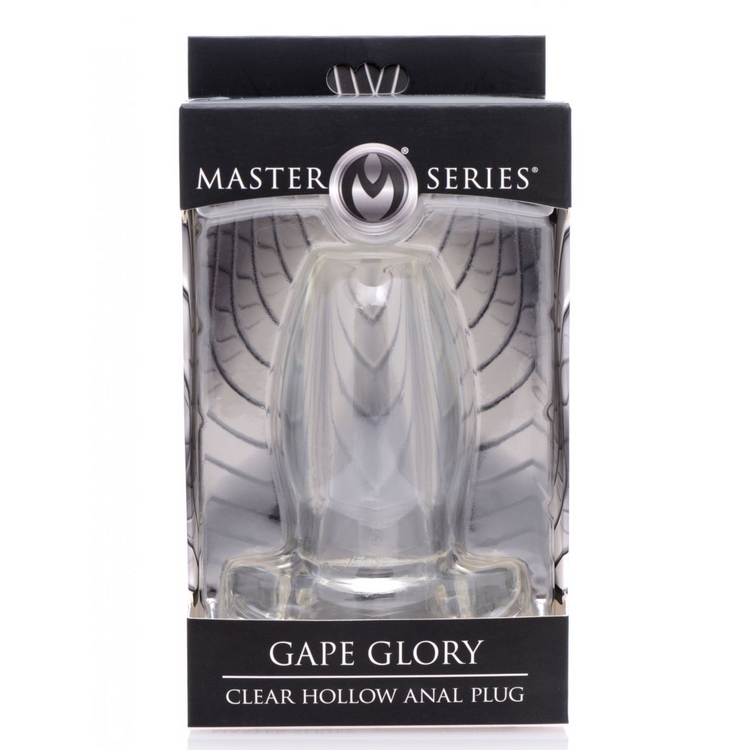 Gape Glory פלג אנאלי שקוף עם חור