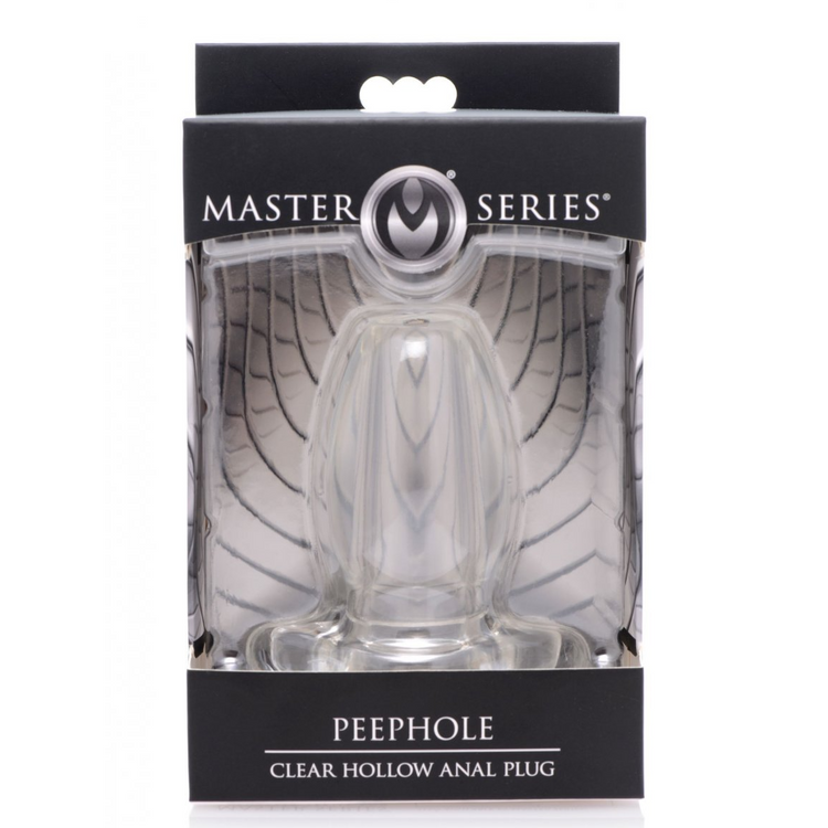 PeepHole פלאג אנאלי קטן שקוף וחלול