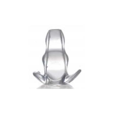 Master Series Clear View M Hollow TPE Anal Plug
