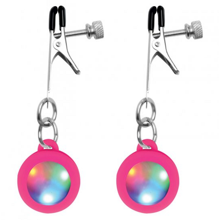 Light Up מצבטיי פיטמות זוהרים