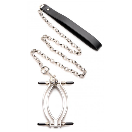 Master Series Pussy Tugger Labia Clamps and Chain