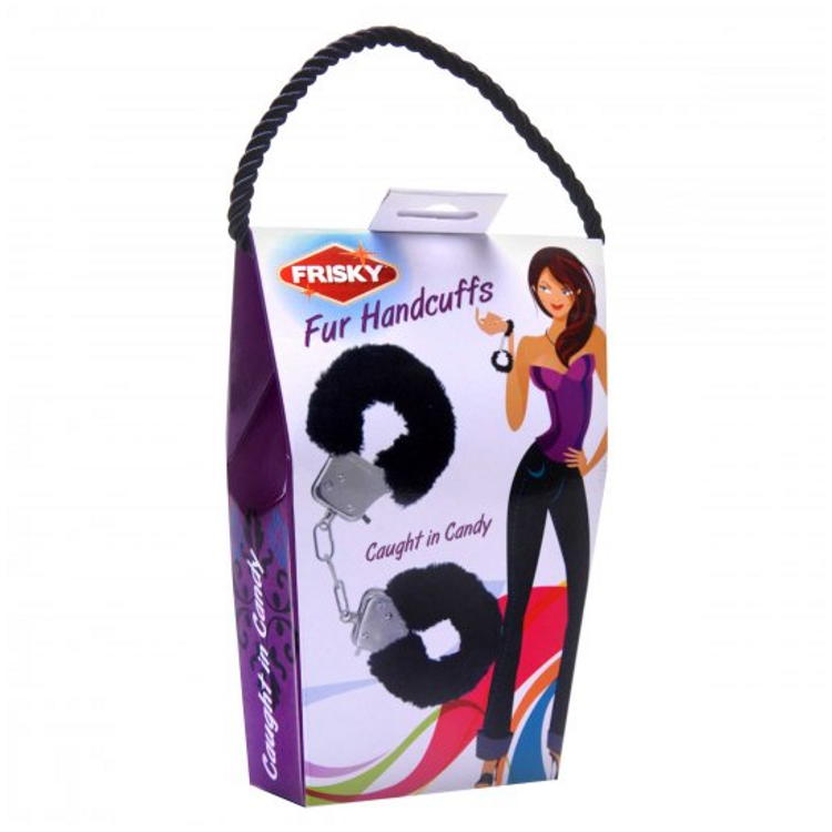 Caught in Candy אזיקים ממכת מכוסיי פרווה שחורה