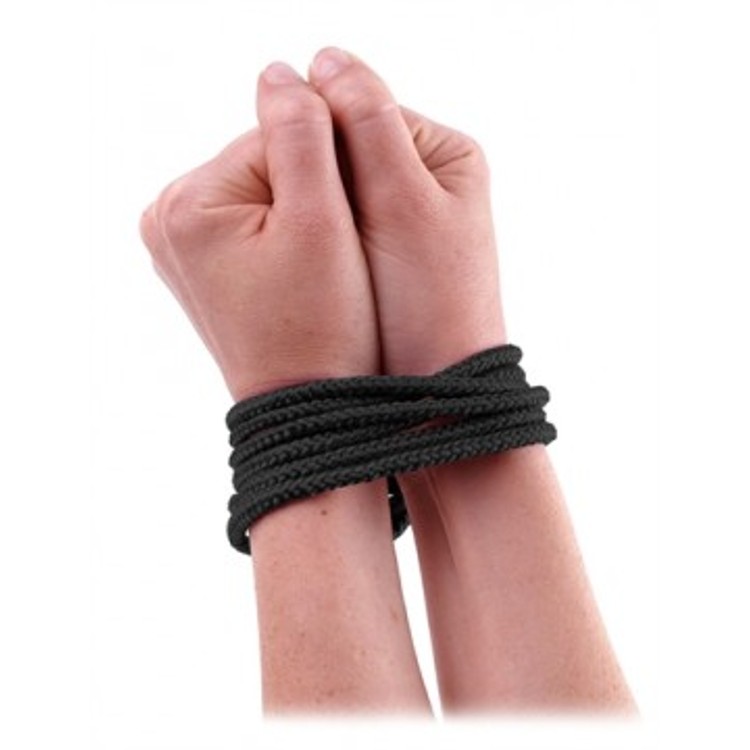 Fetish Fantasy חבל כותנה שחור