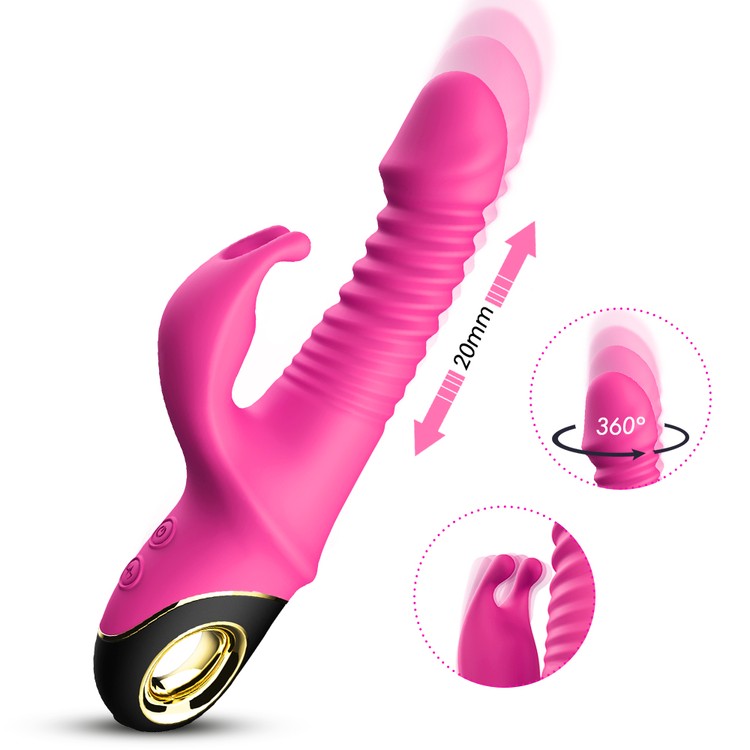 Thrusting Vibrator Super Navi Arnavi ויברטור ארנבון זז של TOY BOX