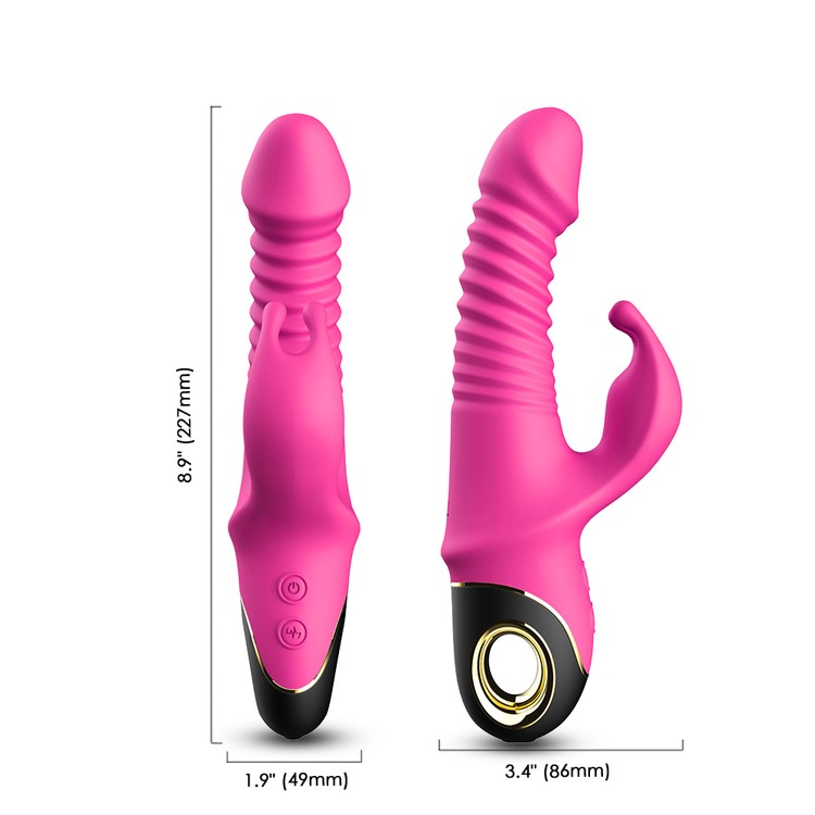 Thrusting Vibrator Super Navi Arnavi ויברטור ארנבון זז של TOY BOX