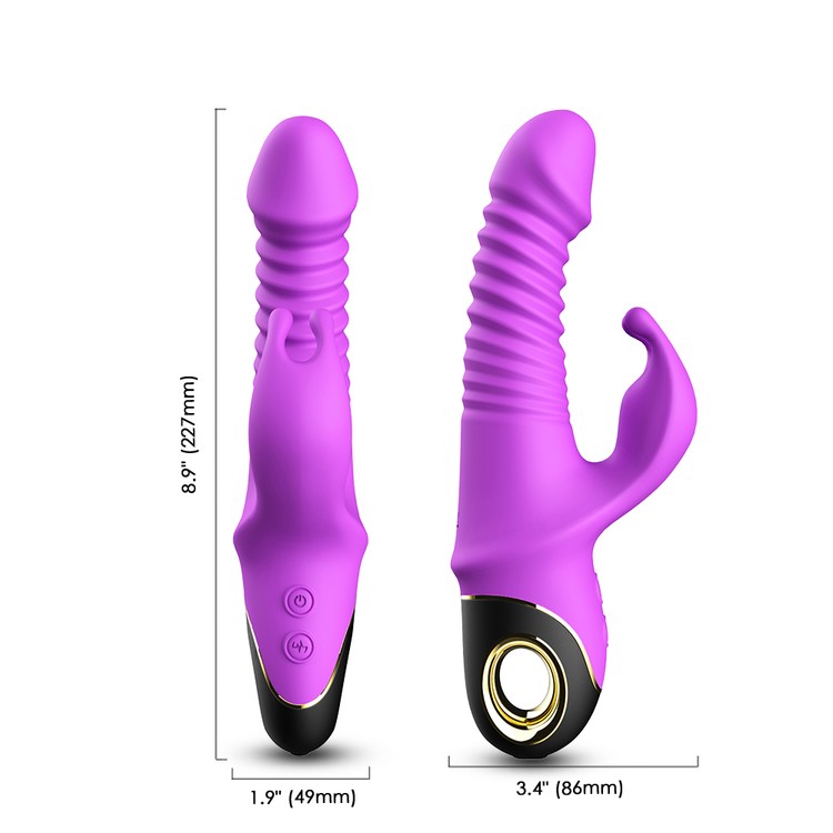 Thrusting Vibrator Super Navi Arnavi ויברטור ארנבון זז של TOY BOX
