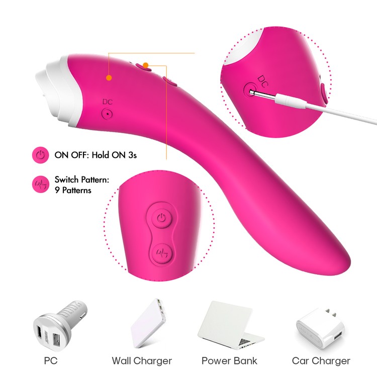 Double-Sided Licking Vibrator by ToyBox