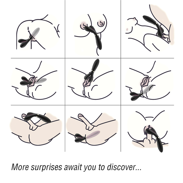 Siam Dual Head ויברטור משולב עם ראש כפול