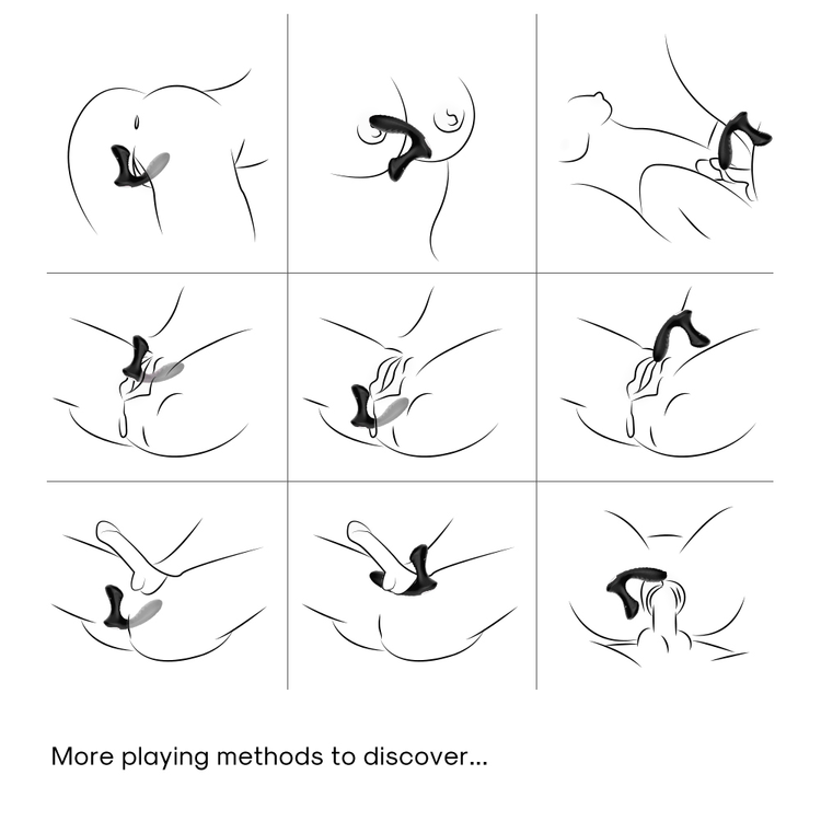 Naughty מעסה פרוסטטה רוטט מחוספס