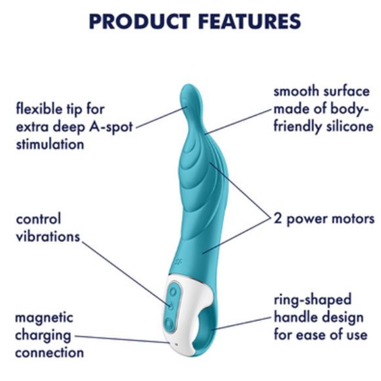 ויברטור לחדירה לגירוי נקודת האיי A-Mazing 2