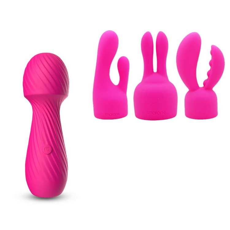 ערכת ויברטור וונד קטן עם 3 ראשים לתוספת