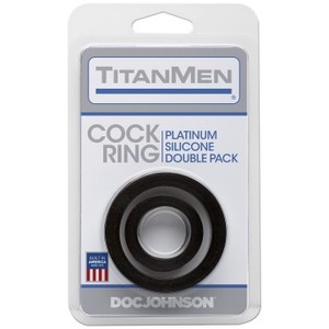 Titanmen Cock Ring  טבעות קוקרינג מסיליקון Doc Johnson​​