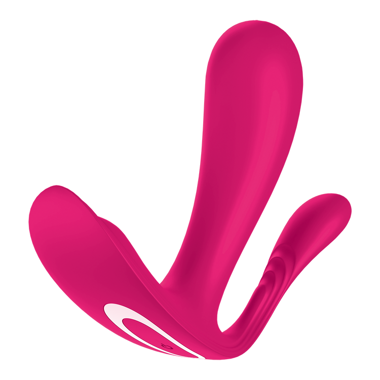 +Top Secret ויברטור עם חדירה כפולה וגירוי לדגדגן Satisfyer
