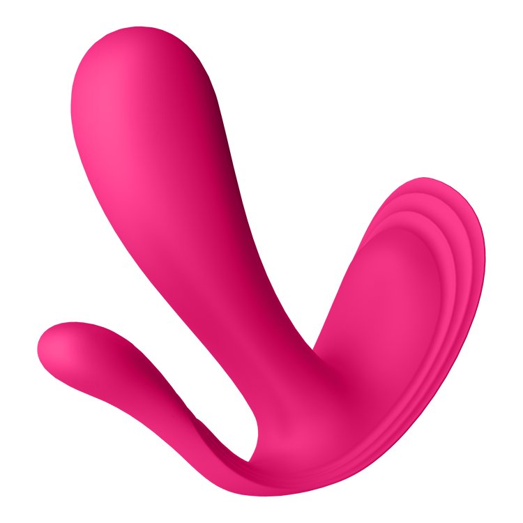 +Top Secret ויברטור עם חדירה כפולה וגירוי לדגדגן Satisfyer