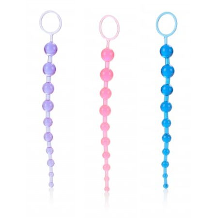 CalExotics X-10 Colorful Anal Beads