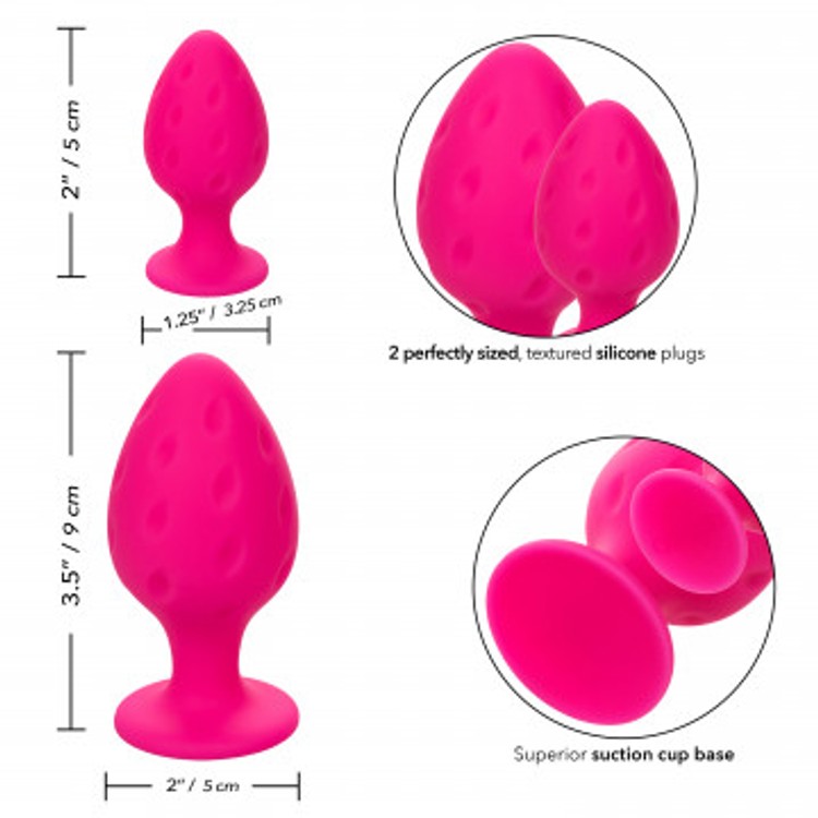 Cheeky סט פלאגים אנאליים ורודים CalExotics
