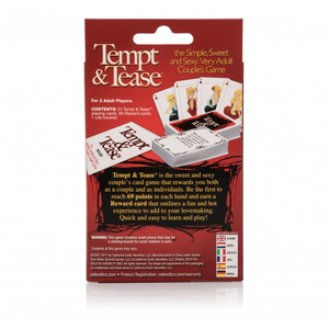 Tempt & Tease משחק קלפים זוגי באנגלית