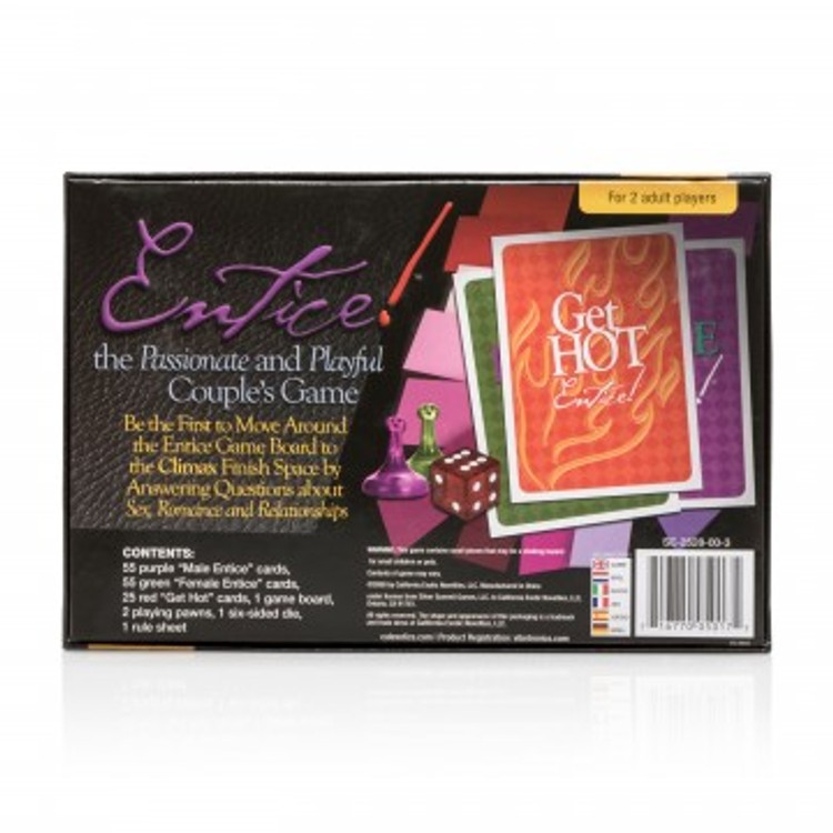Entice Passion Couple's Board Game