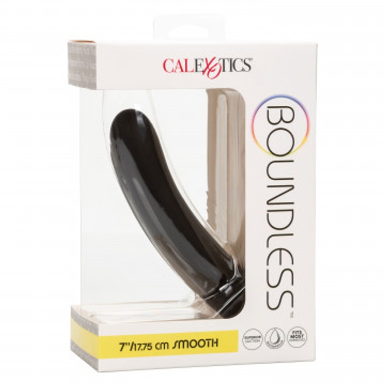 Boundless Smooth דילדו סיליקון שחור 17.75 ס"מ של CalExotics