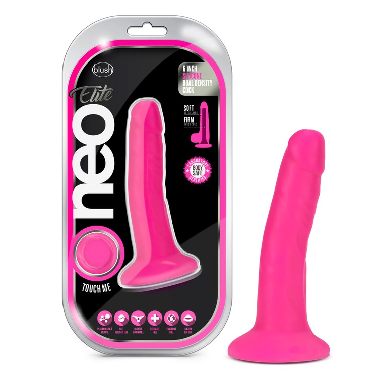 דילדו סיליקון ורוד - Neo Elite​