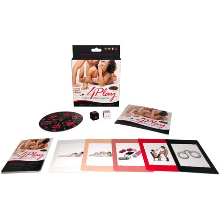 4Play Set of Sex Games for Couples