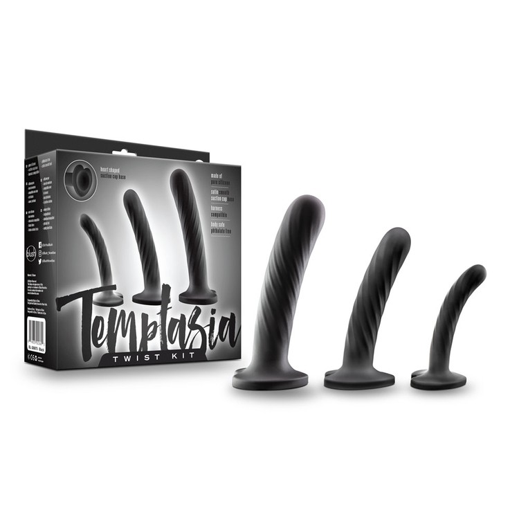 Temptasia Twist Kit שלישיית דילדואים שחורים