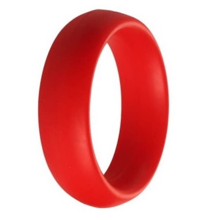 Red Silicone Cockring