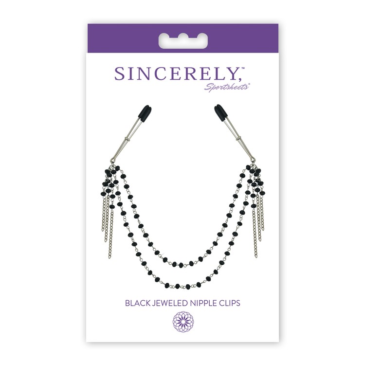 Sincerely מהדקי פטמות עם שרשרת מקושטת