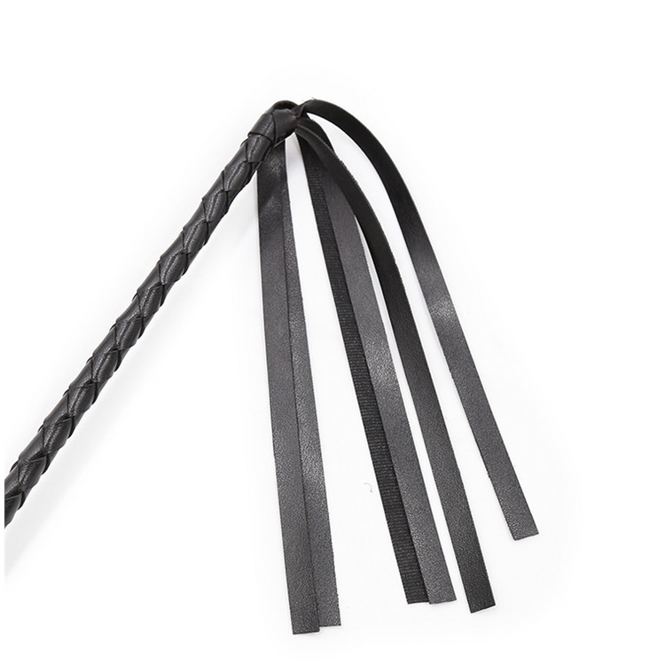 שוט רכיבה עם זנבות בקצה