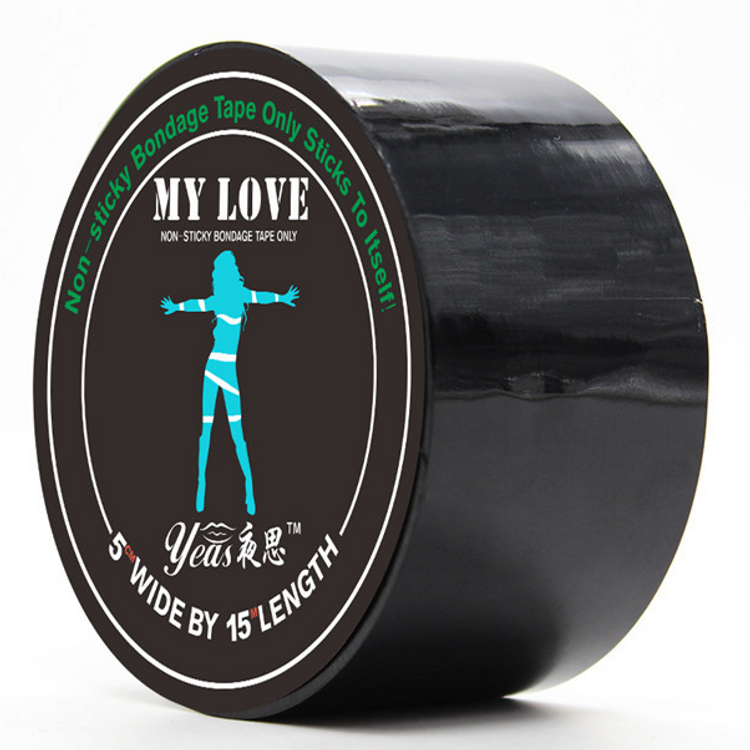 רצועות PVC שחורות - לא דביקות לאזיקה מגוונת