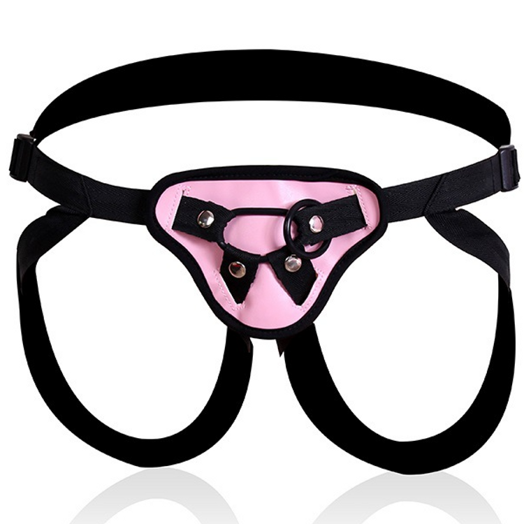 רתמת סטראפ-און ורוד למידות קטנות