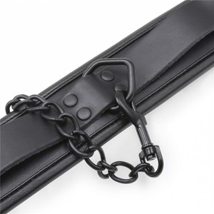 Black Leather Ankle Cuffs
