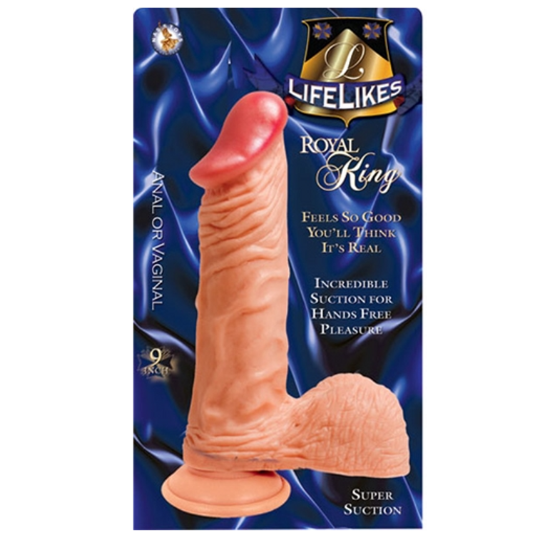 Royal King דילדו ריאליסטי גדול אורך 18 ס"מ עובי 4 ס"מ