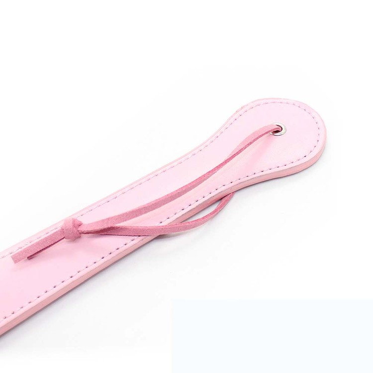 ספאנקר ארוך ורוד בהיר מדמוי עור