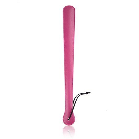 Long Pink Vegan Leather Spanking Paddle