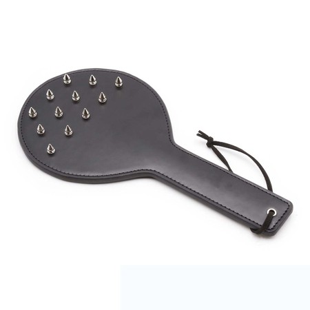 Rounded Spanking Paddle with Spikes