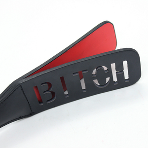 Black Bitch Imprinted Spanking Paddle