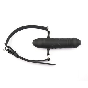 Double Sided Dildo Mouth Gag for Facesitting
