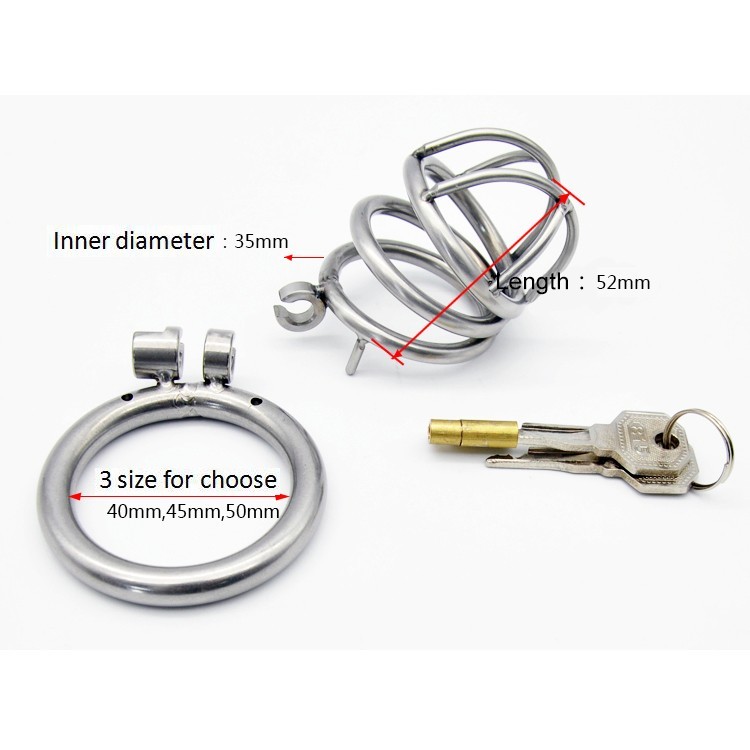 Locked in Jail L חגורת צניעות לגבר ממתכת